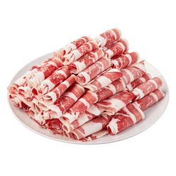 Sliced Beef Short Plate for Hot Pot , Family Size 2.5 lb