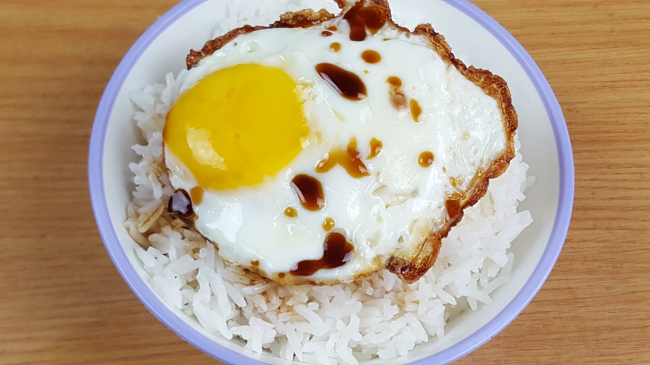 Soy Sauce Butter Egg Rice (醬油加牛油蛋飯) - YouTube