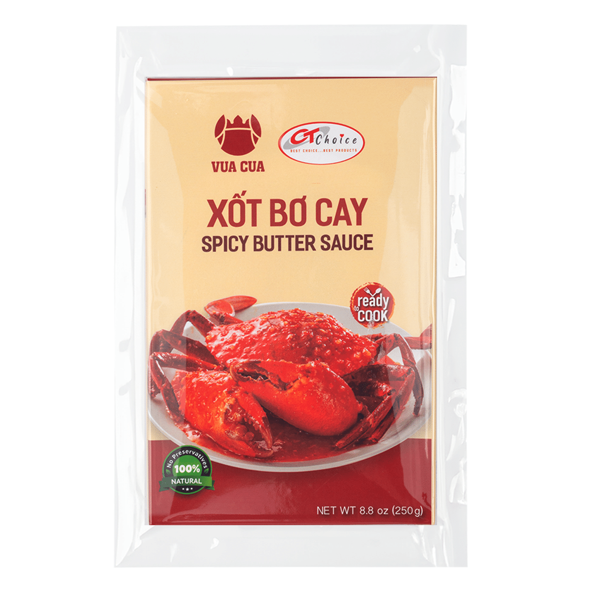 Xốt Bơ Cay Vua Cua CT Choice, Đông Lạnh 8.8 oz