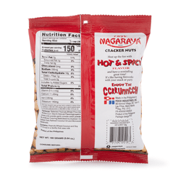 Nagaraya Cracker Nuts, Hot and Spicy Flavor 5.64 온스*48 팩