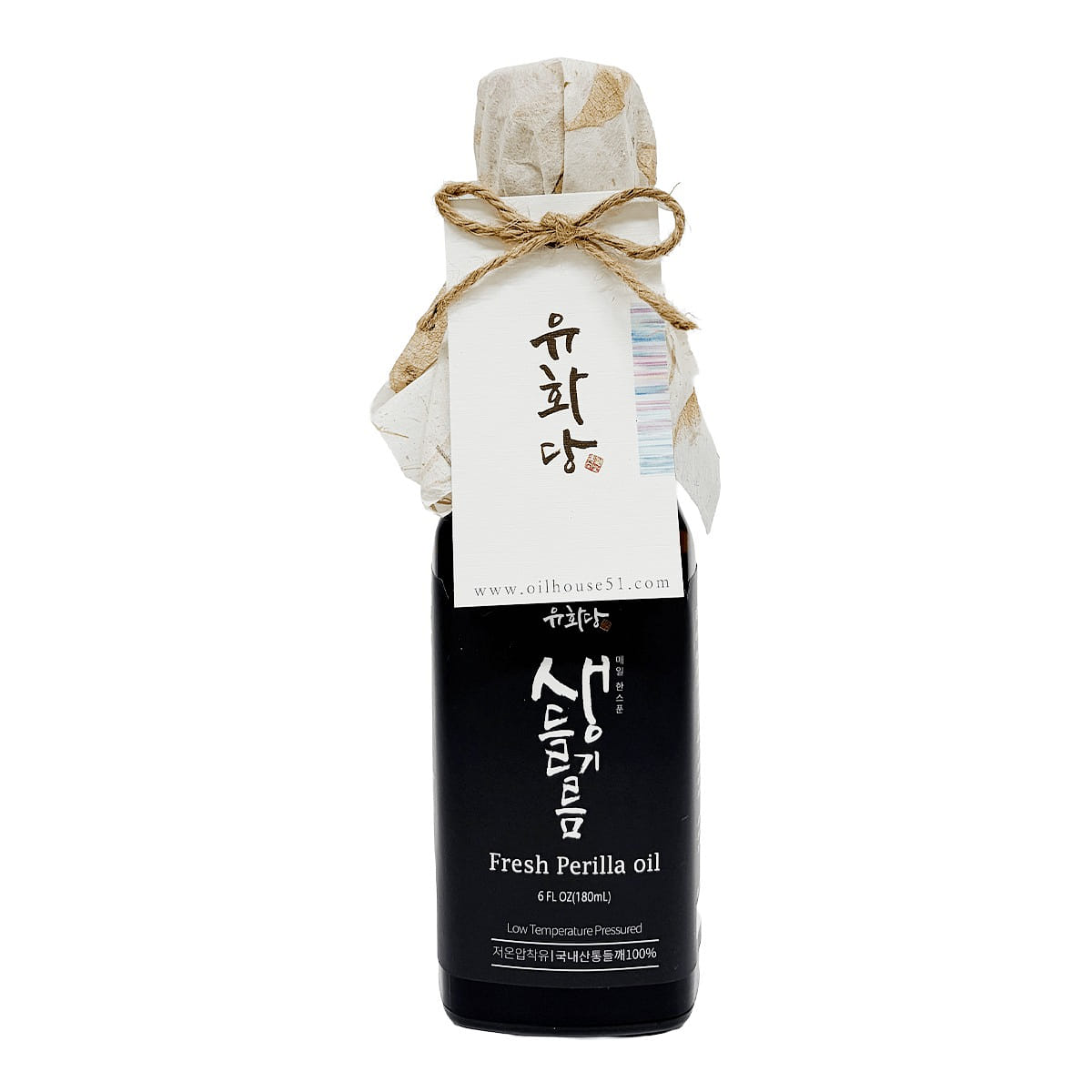 유화당 저온압착 생 들기름 180 밀리리터