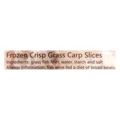Jack & King's Crisp Grass Carp Slices, Frozen 250 g