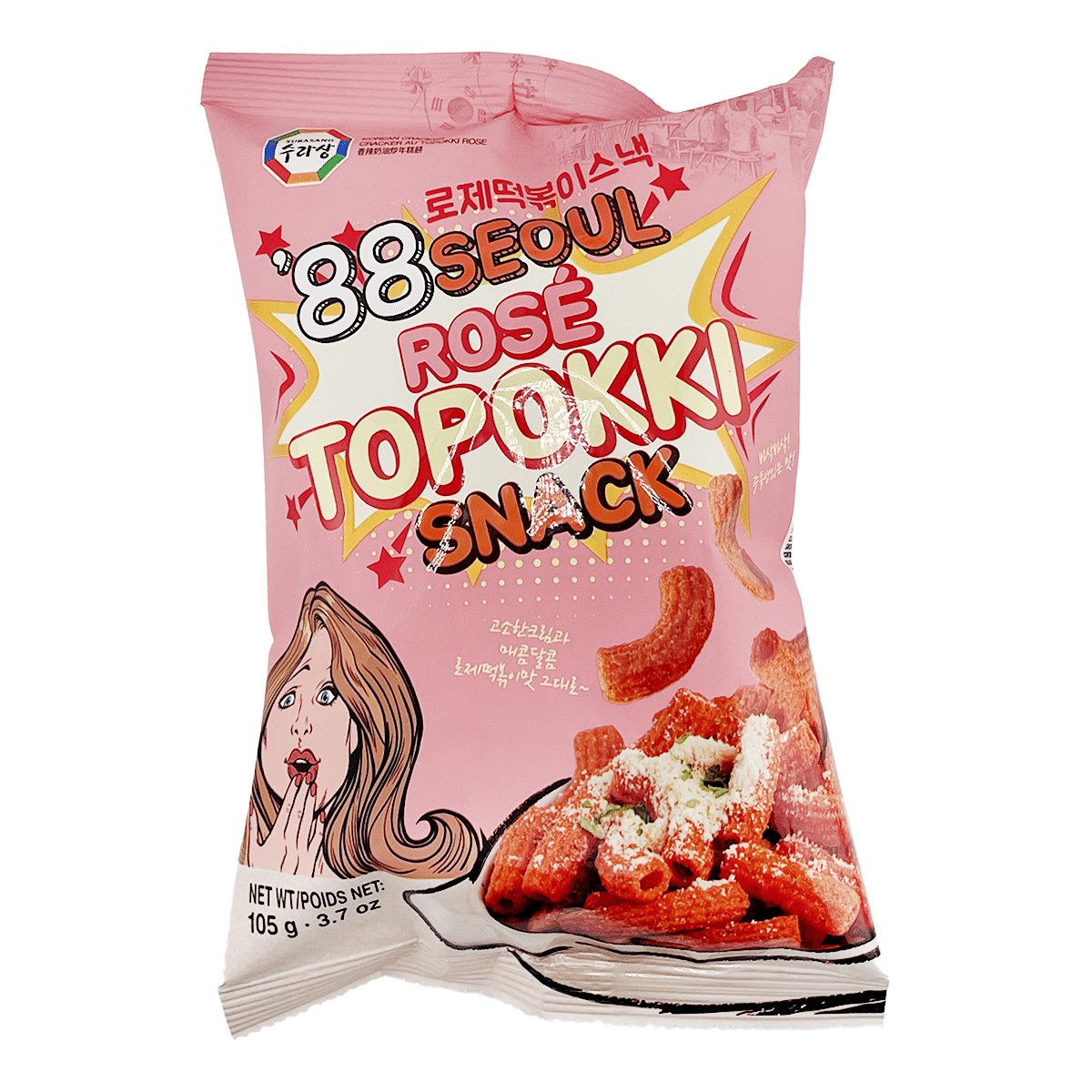 수라상 로제떡볶이 스낵 105 그램
