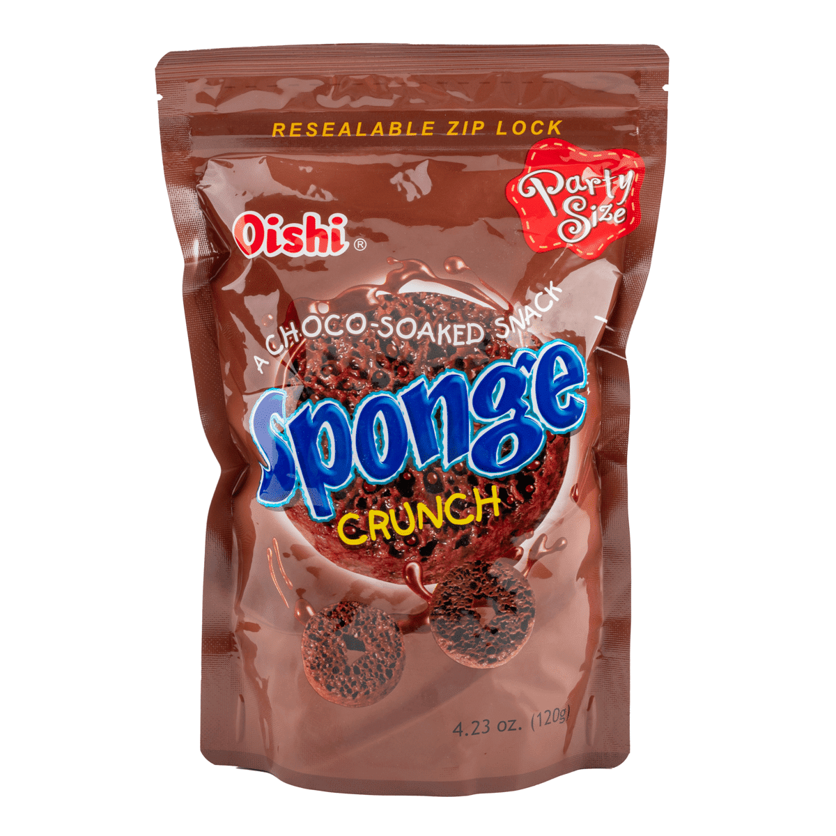 Oishi Sponge Crunch Chocolate Snack 120 g