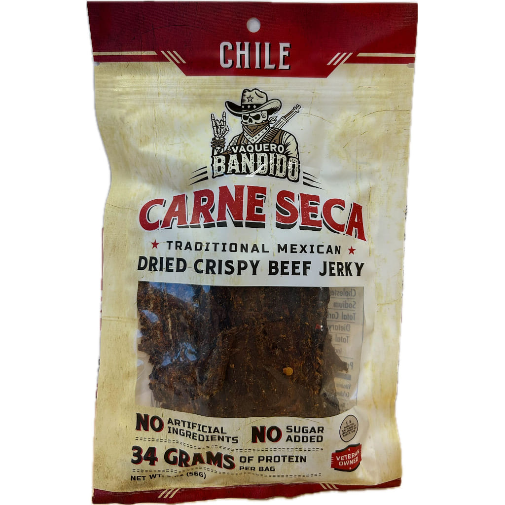 Vaquero Bandido Carne Seca Sabor Chile 2 onza(s)