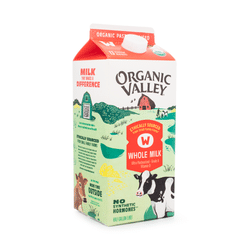 Organic Valley Whole Milk Half Gallon 64 oz