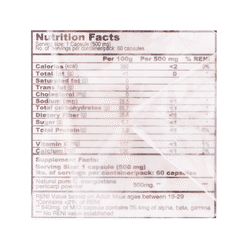 MX3 Plus Mangosteen 500mg Capsule (60 Capsules) 5.5 oz