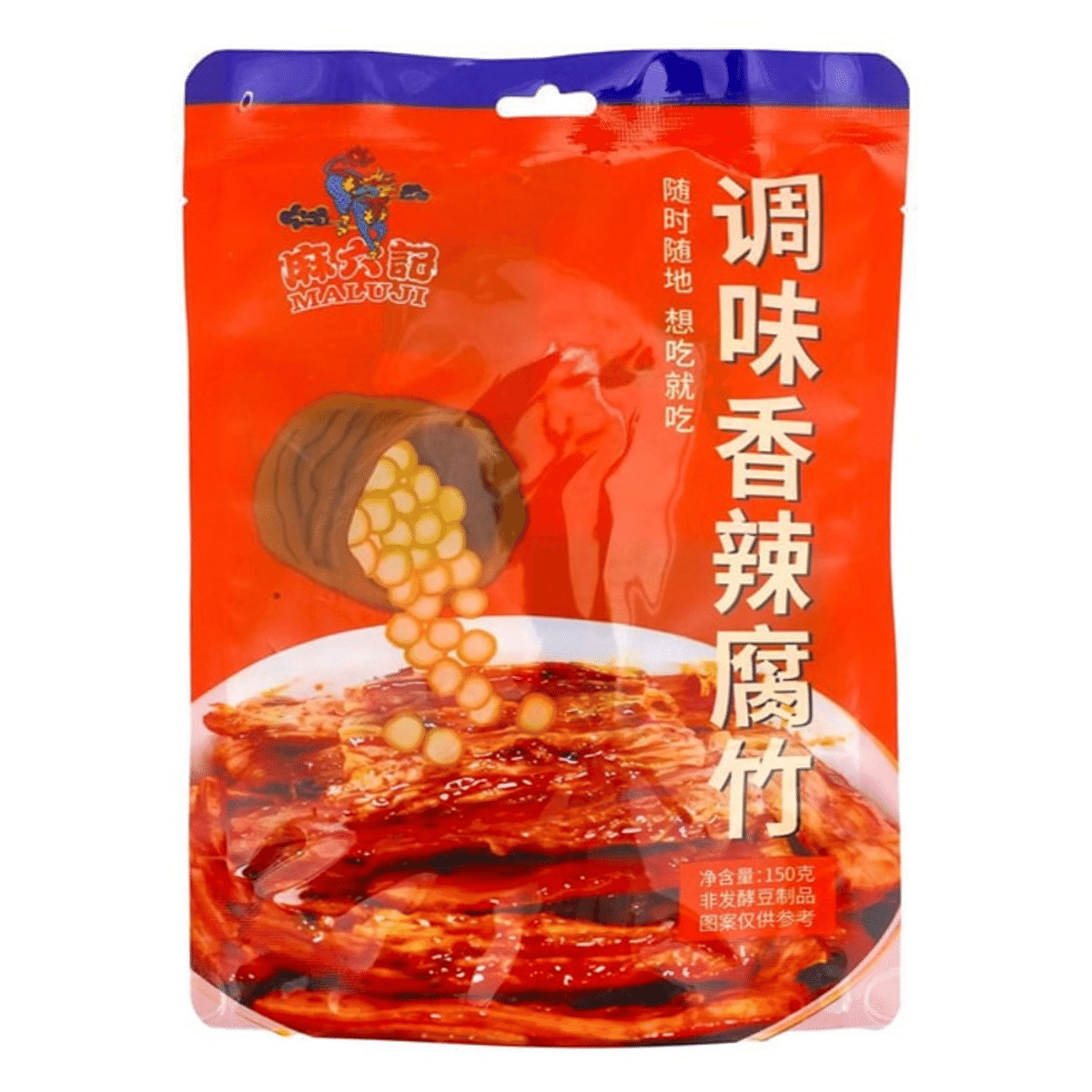 Ma Liu Ji Seasoned Spicy Dried Tofu Skin 150g 150 g