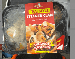 Dragonfly-Frozen Thai Style Steam Clam 500 그램