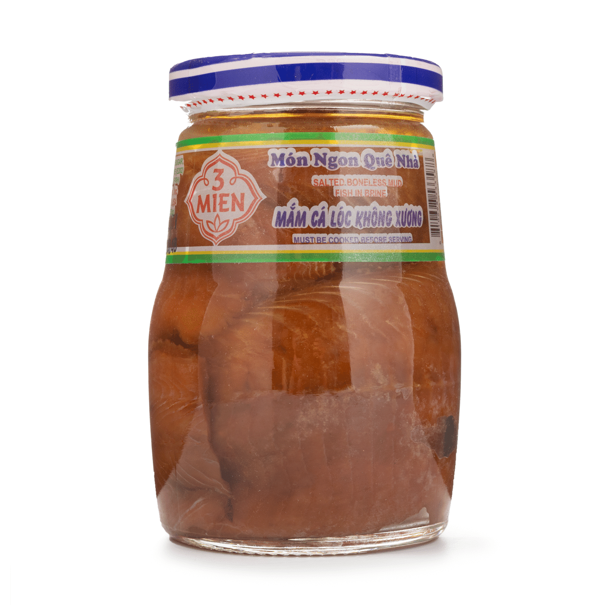 3 Mien Salted Boneless Mudfish in Brine 15.2 oz