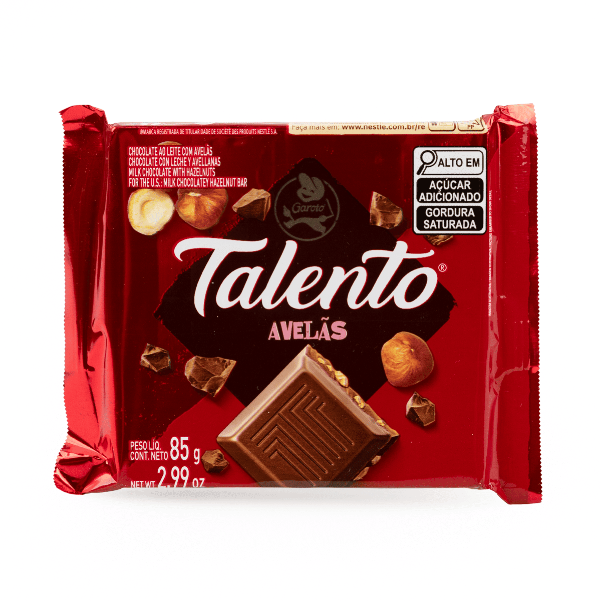 Talento Milk Chocolate Hazelnut Bar 85 g