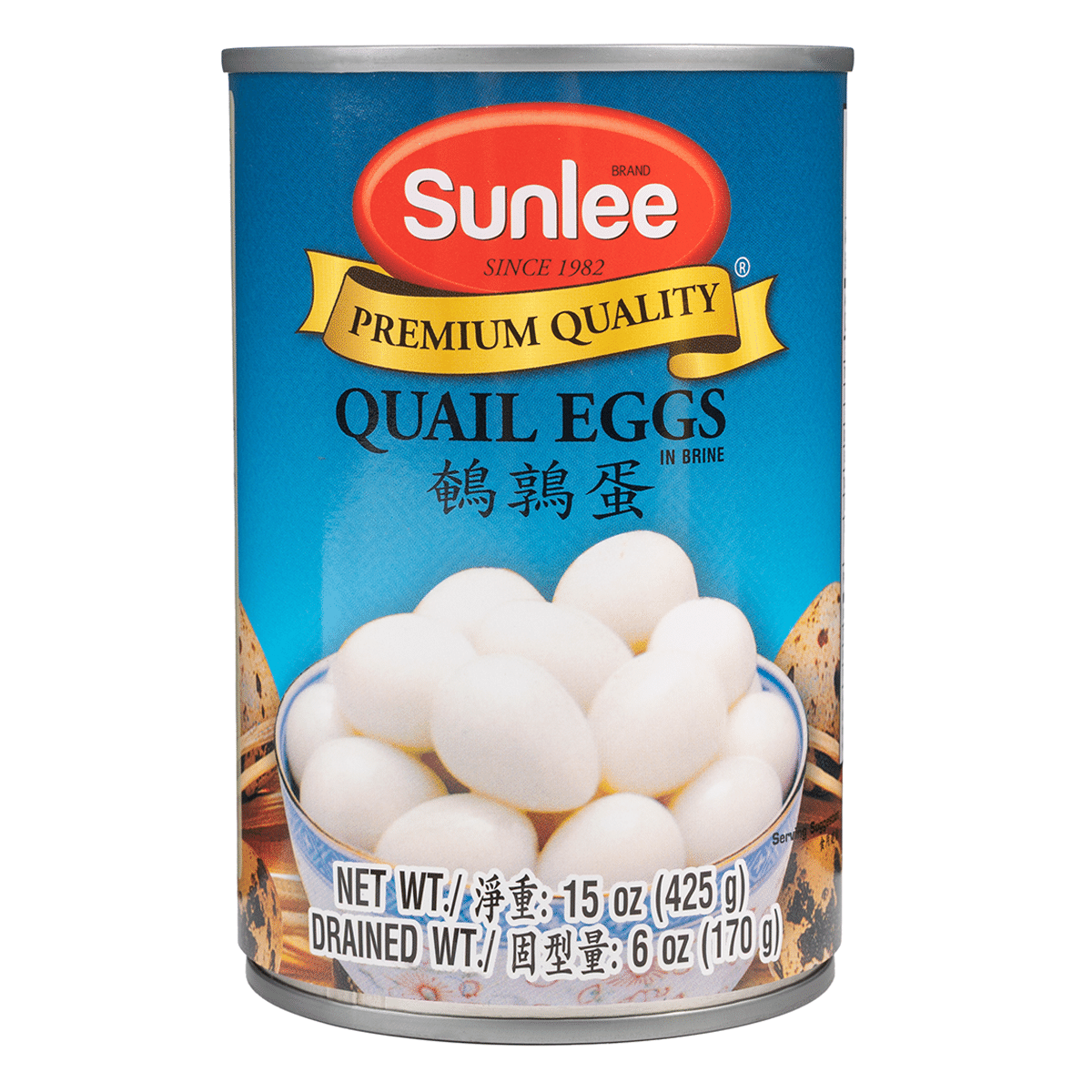 Sunlee Quail Egg in Brine 15 oz