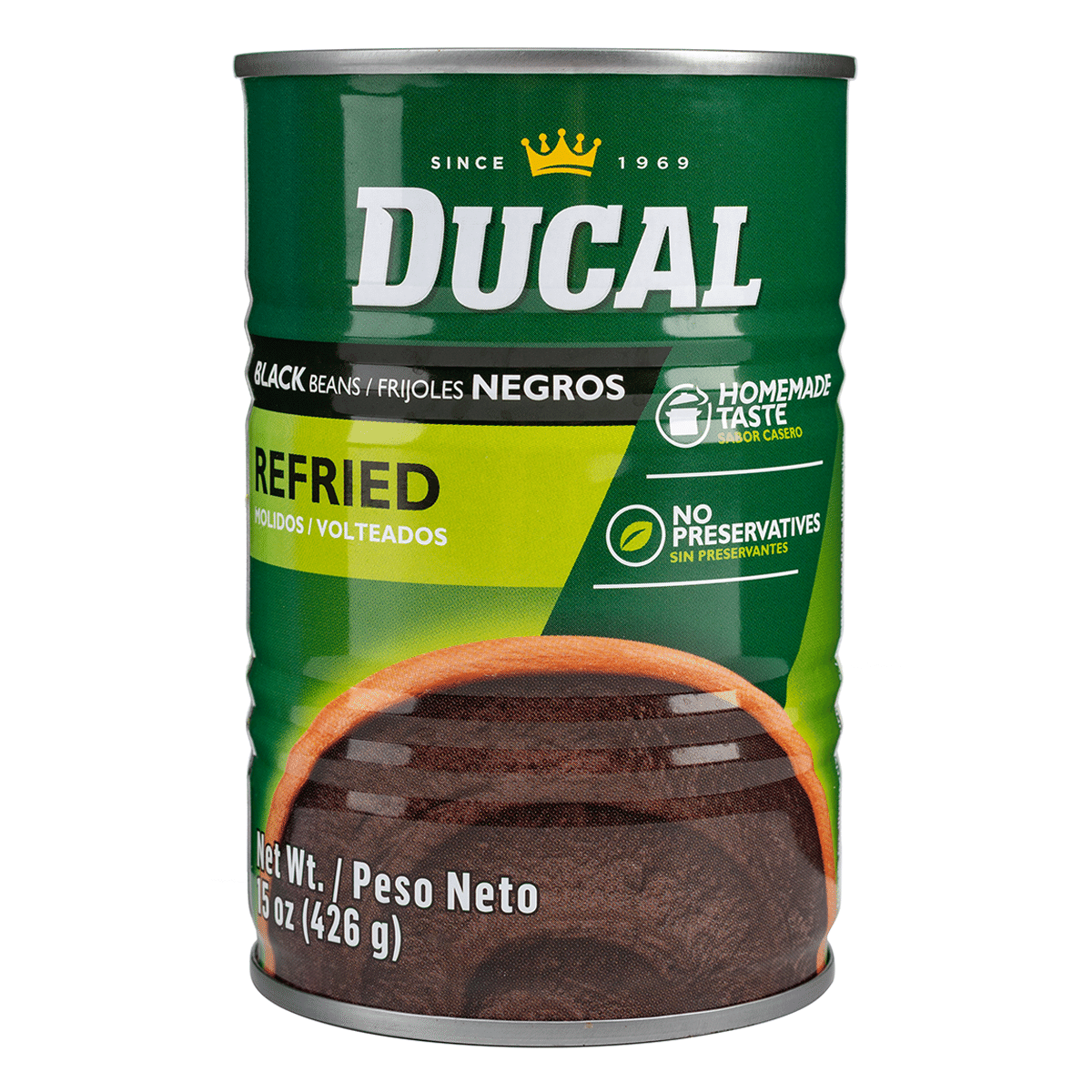 Goya Ducal Refried Black Beans 15 oz
