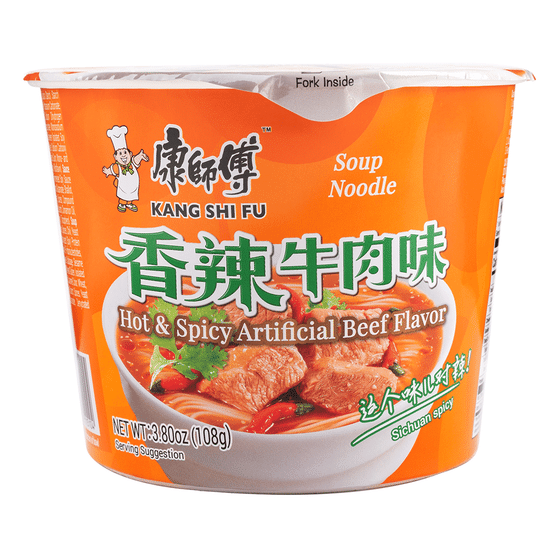weee_instant_KSF Master Kong Instant Noodle Bowl Hot & Spicy Beef Flavor 108 g