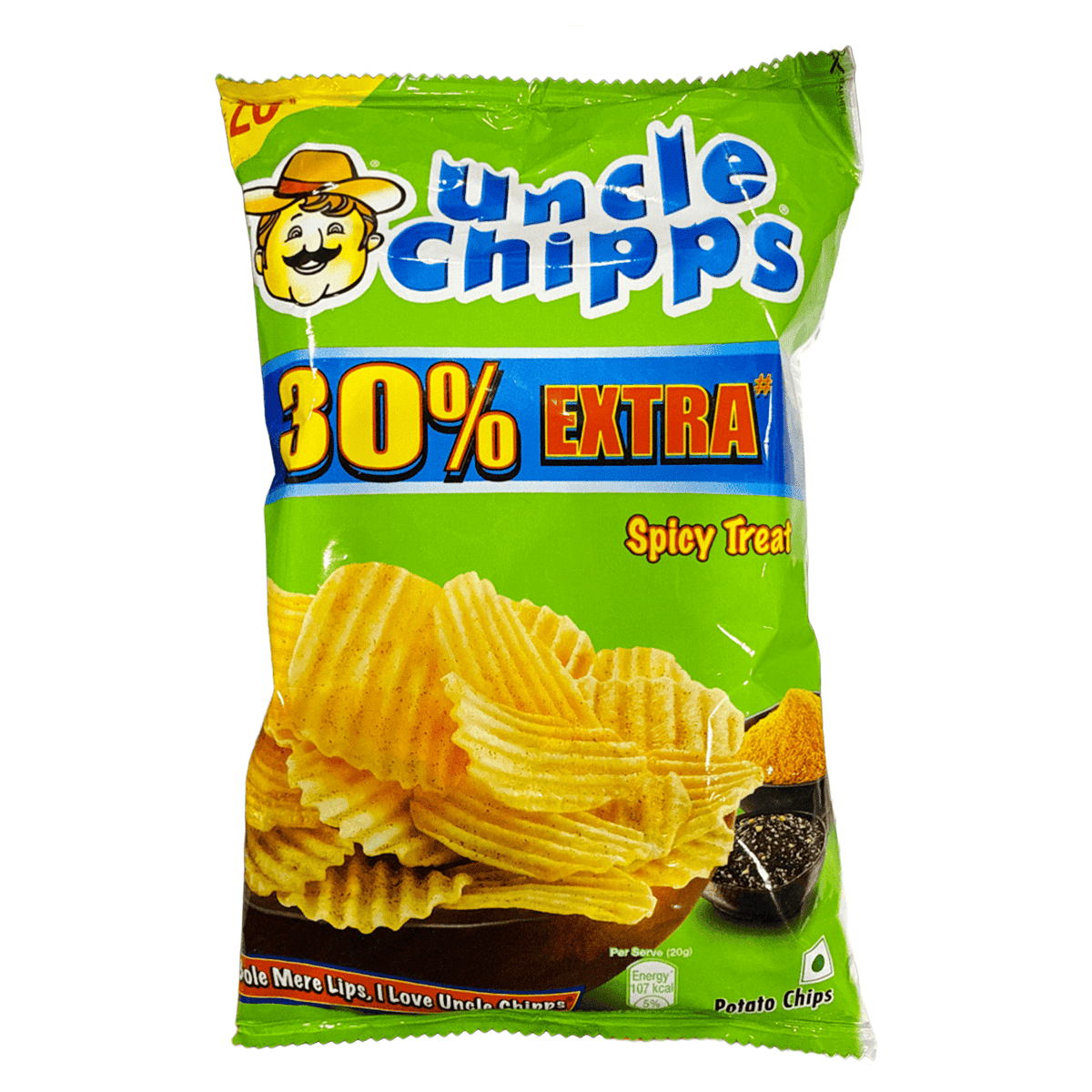 감자칩 엉클 칩스 매운맛 50 그램