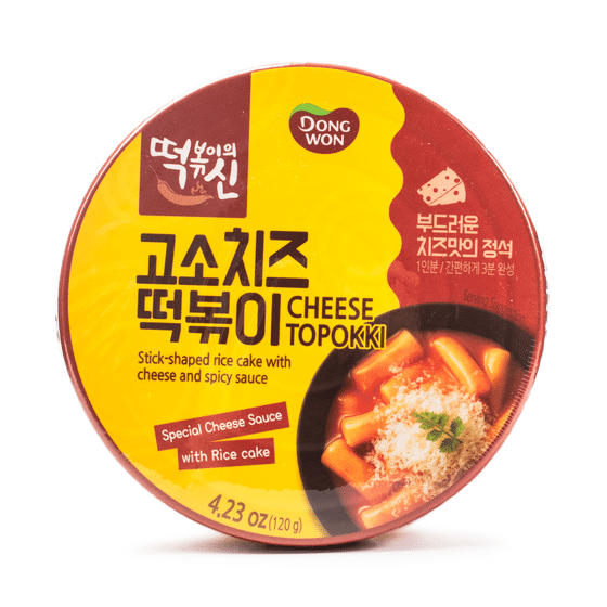 weee_instant_Dongwon Rice cake with cheese Cheese Topokki 120 g