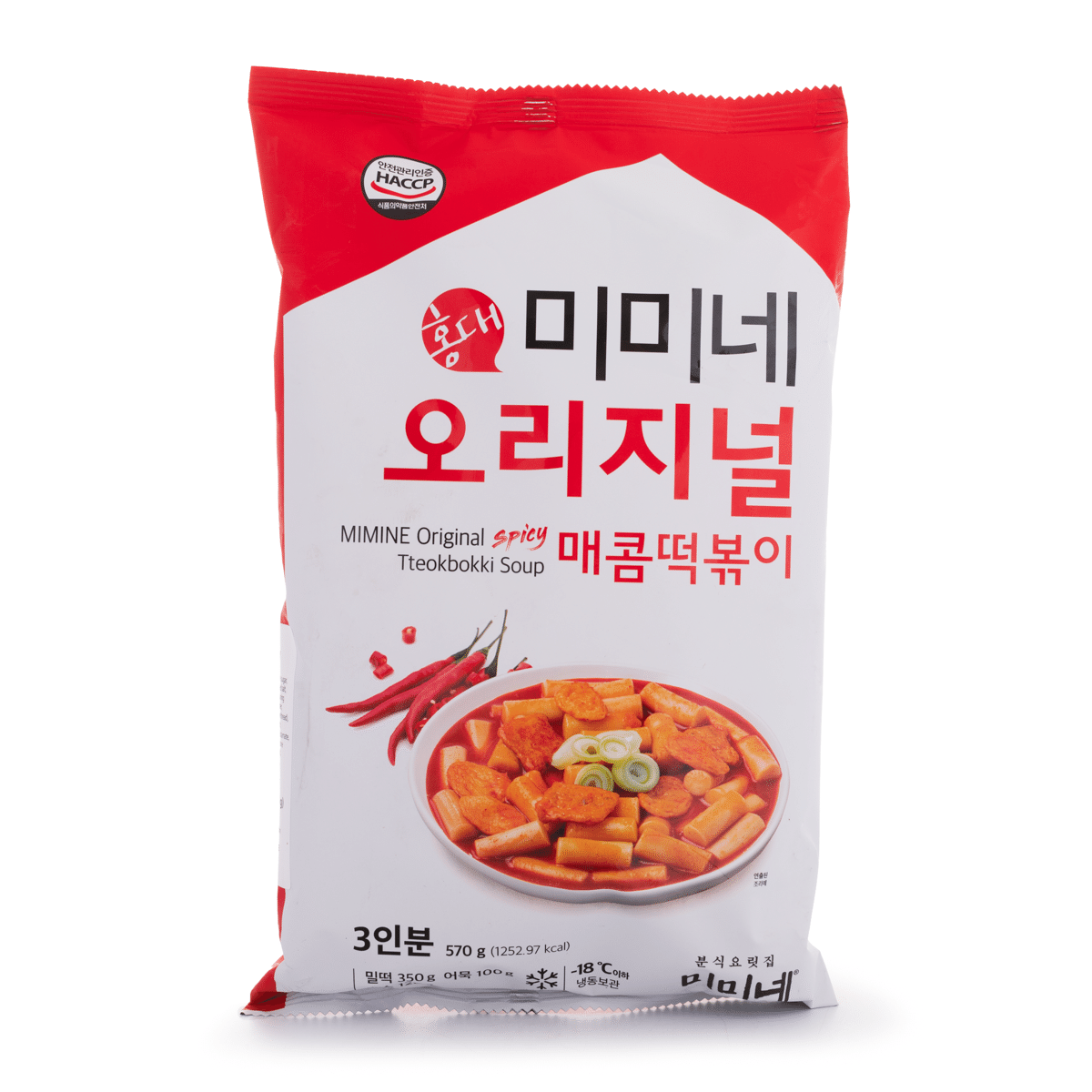 Mimi Korean Rice Cake Soup Original, Frozen 570 g