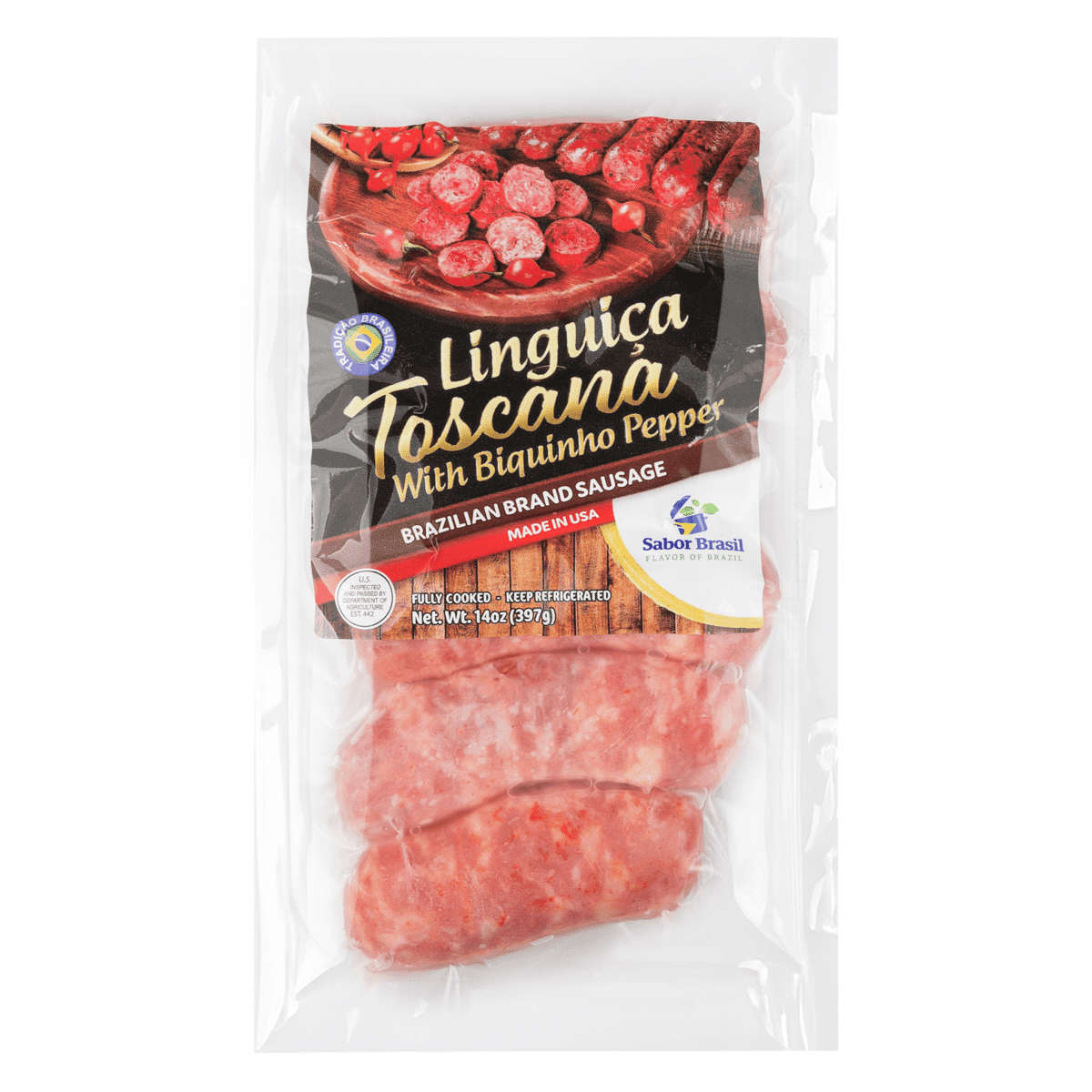 Sabor Brasil Toscana with Biquinho Peper Sausage 397 g