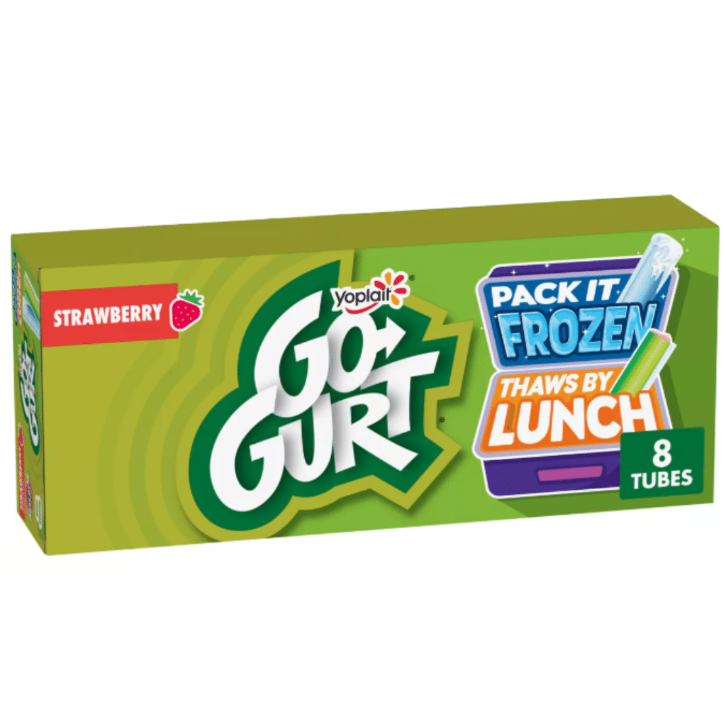 Yoplait Yogurt Strawberry Gogurt 8/2oz 16 oz