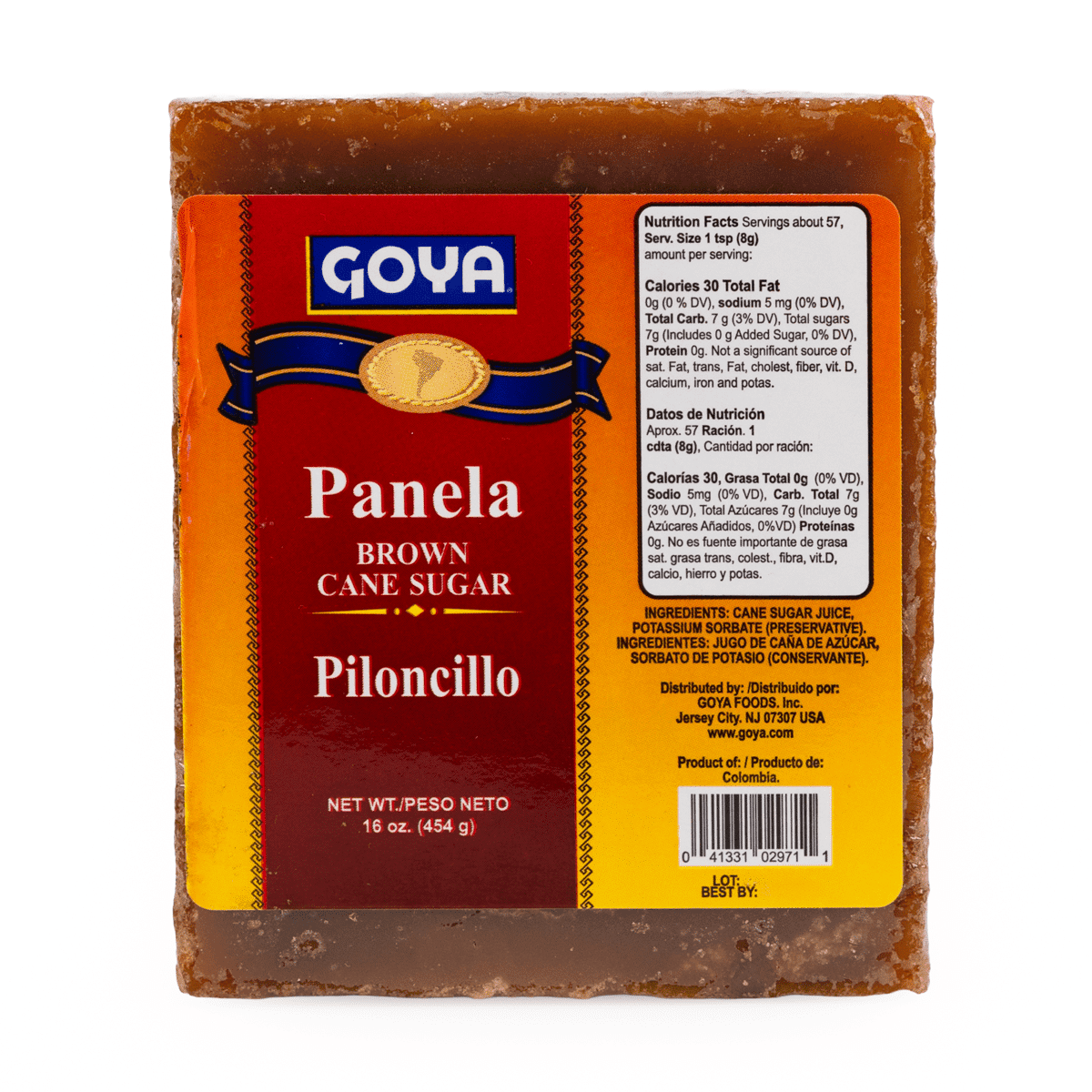 Goya Brown Sugar Square Cane 1 lb