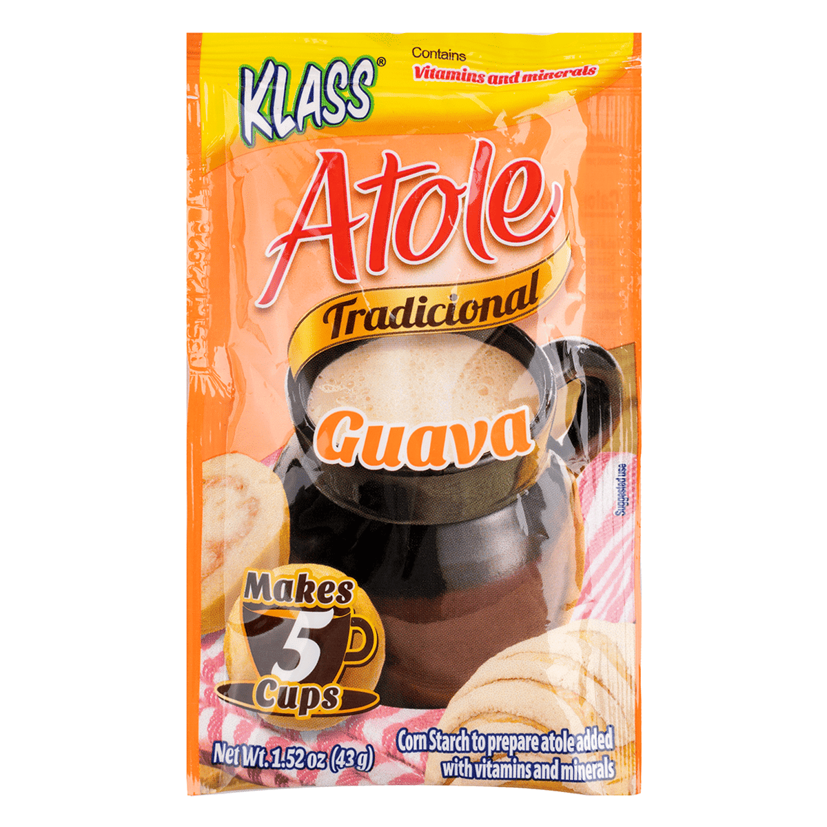 Klass Atole Guava Flavor 1.52 oz