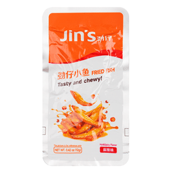 JINZAI 핫앤스파이시 피쉬 스낵 240 그램