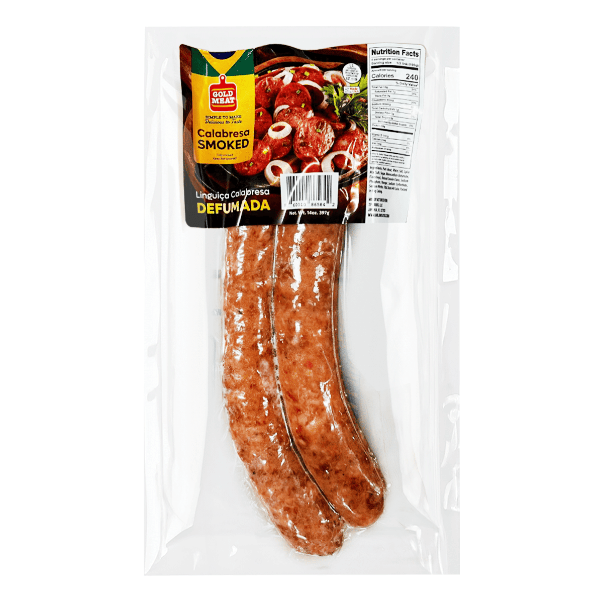 Gold Meat Smoked Calabresa 397 g