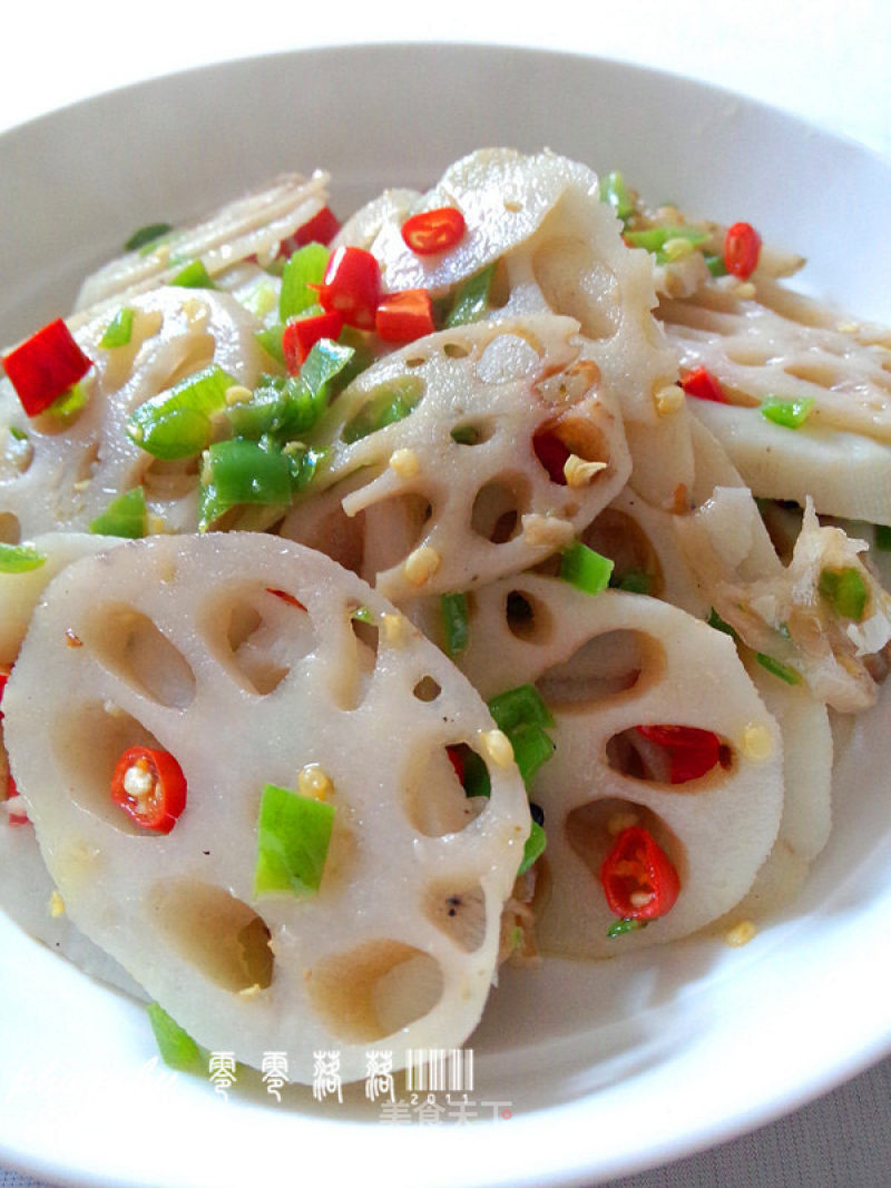 清炒藕片——小清新的做法