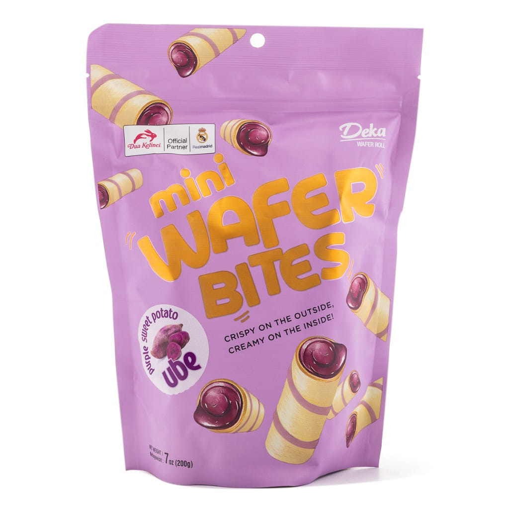 Deka Mini Ube Cream Wafer Bites 200 g