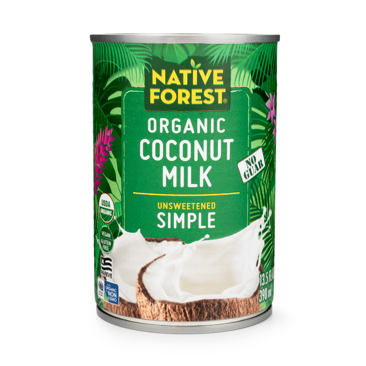 Leite de Coco Orgânico Não Adoçado Native Forest 398 ml