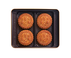 Hong Kong MX White Lotus Seed Paste Mooncake with 2 Egg Yolks 4pcs 740 g