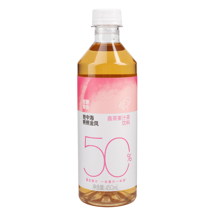 もも茶 喜茶浓果茶桃桃金凤果汁茶450 毫升- Weee!
