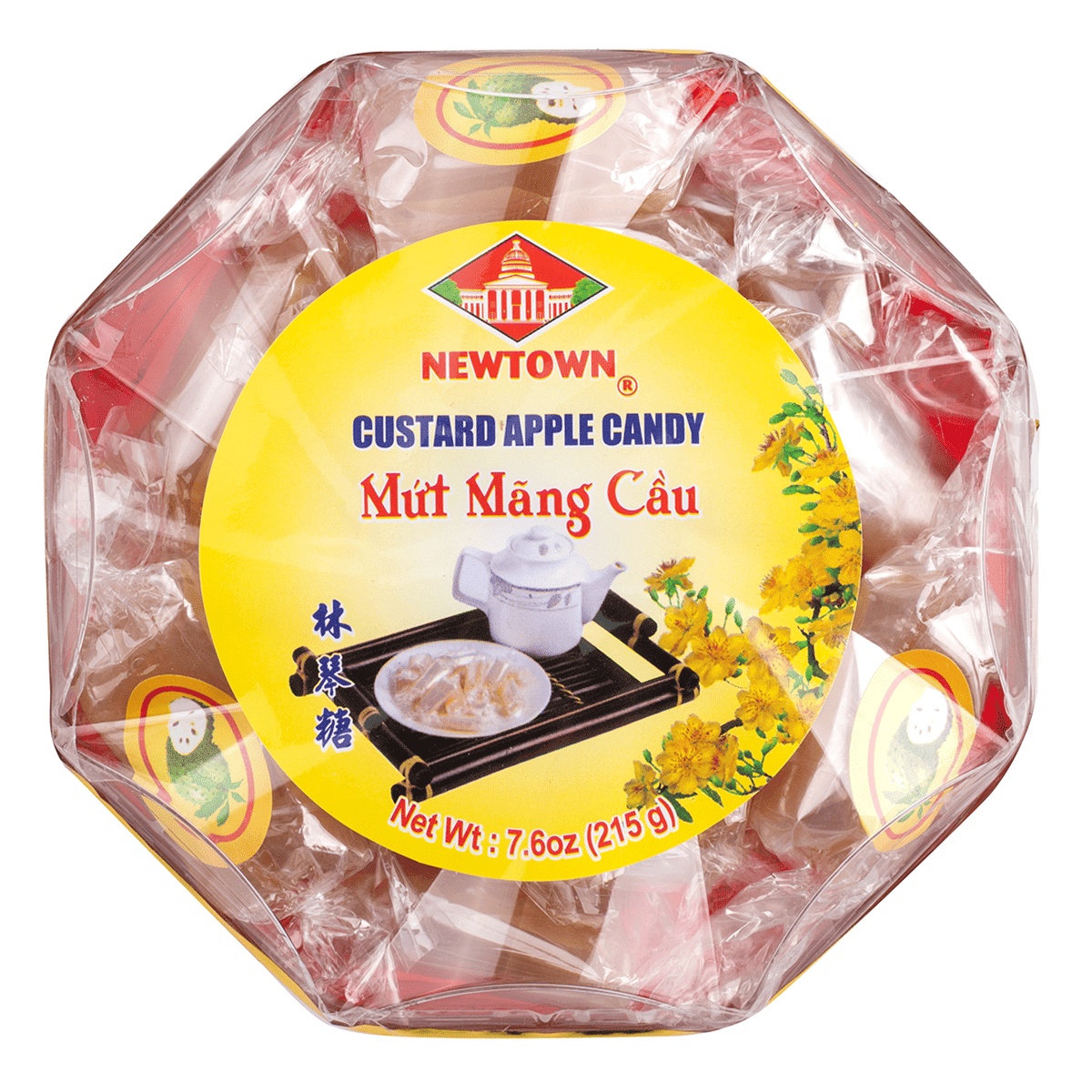 Newtown Cherimoya Candy (Mut Mang Cau) 7 oz
