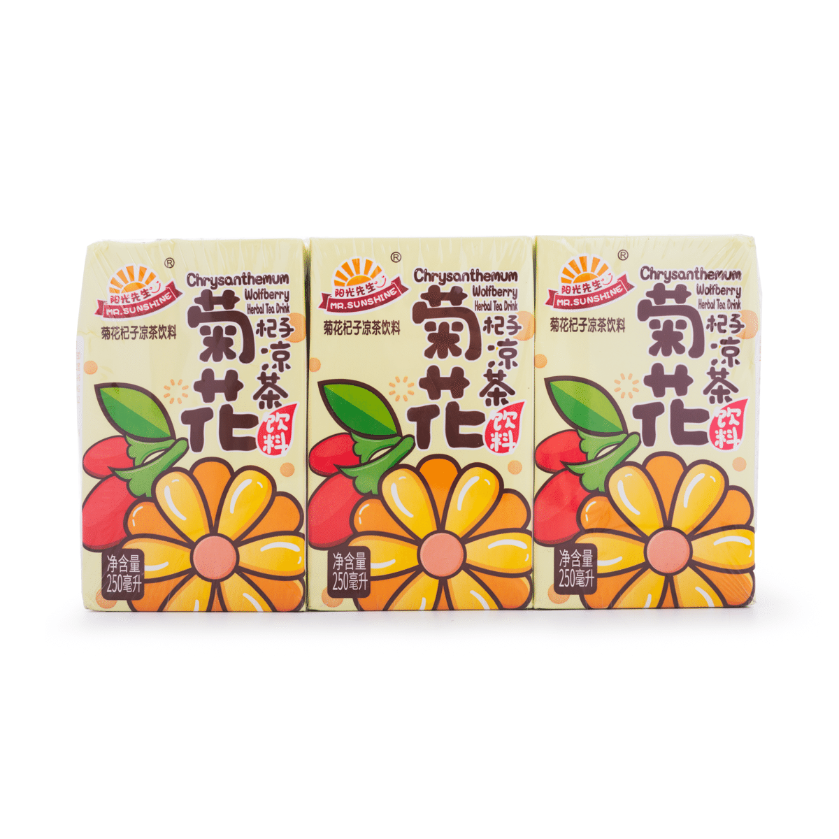 Mr. Sunshine Chrysanthemum and Wolfberry Tea Drink 6pk 1500 ml