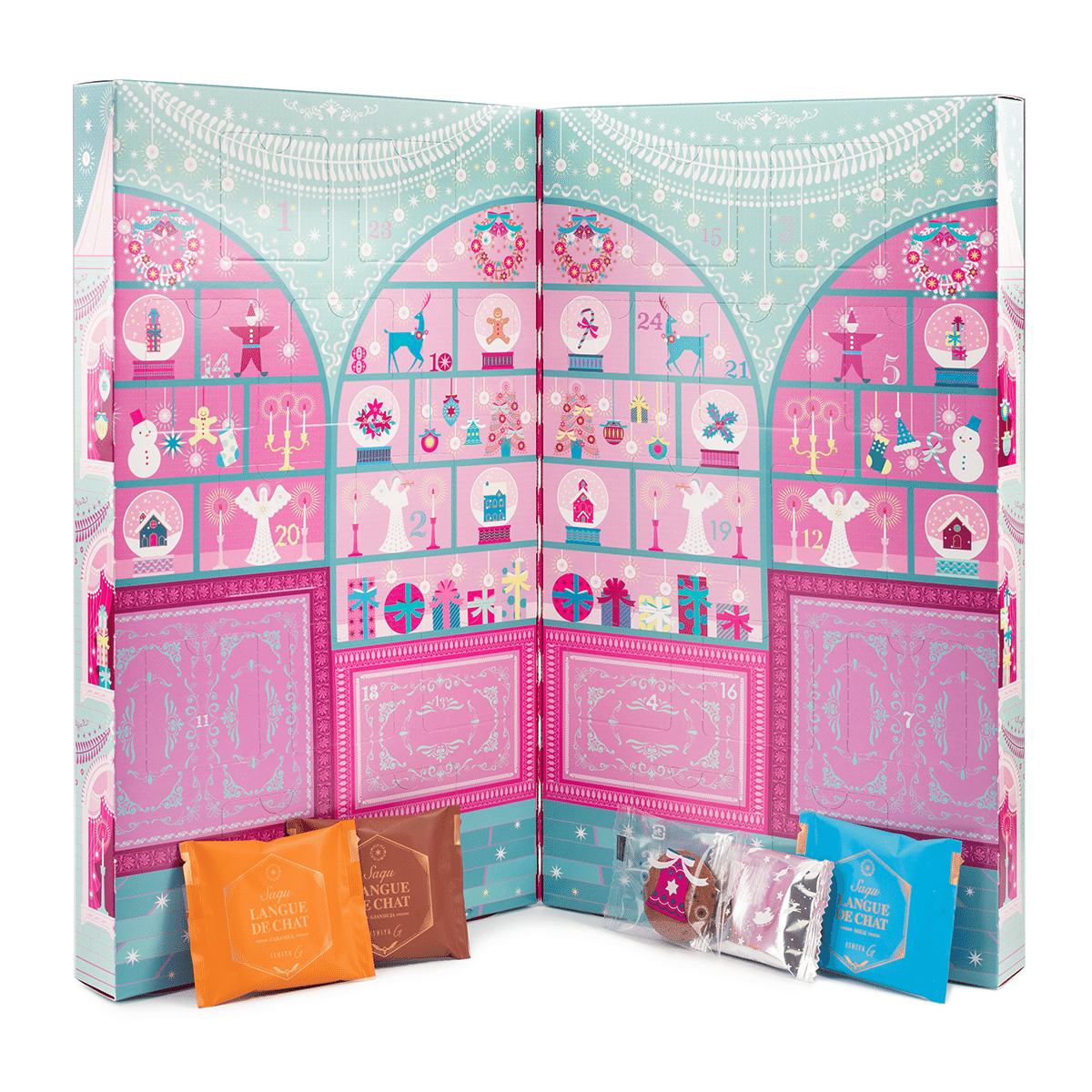 ISHIYA Christmas Countdown Calendar 1 box