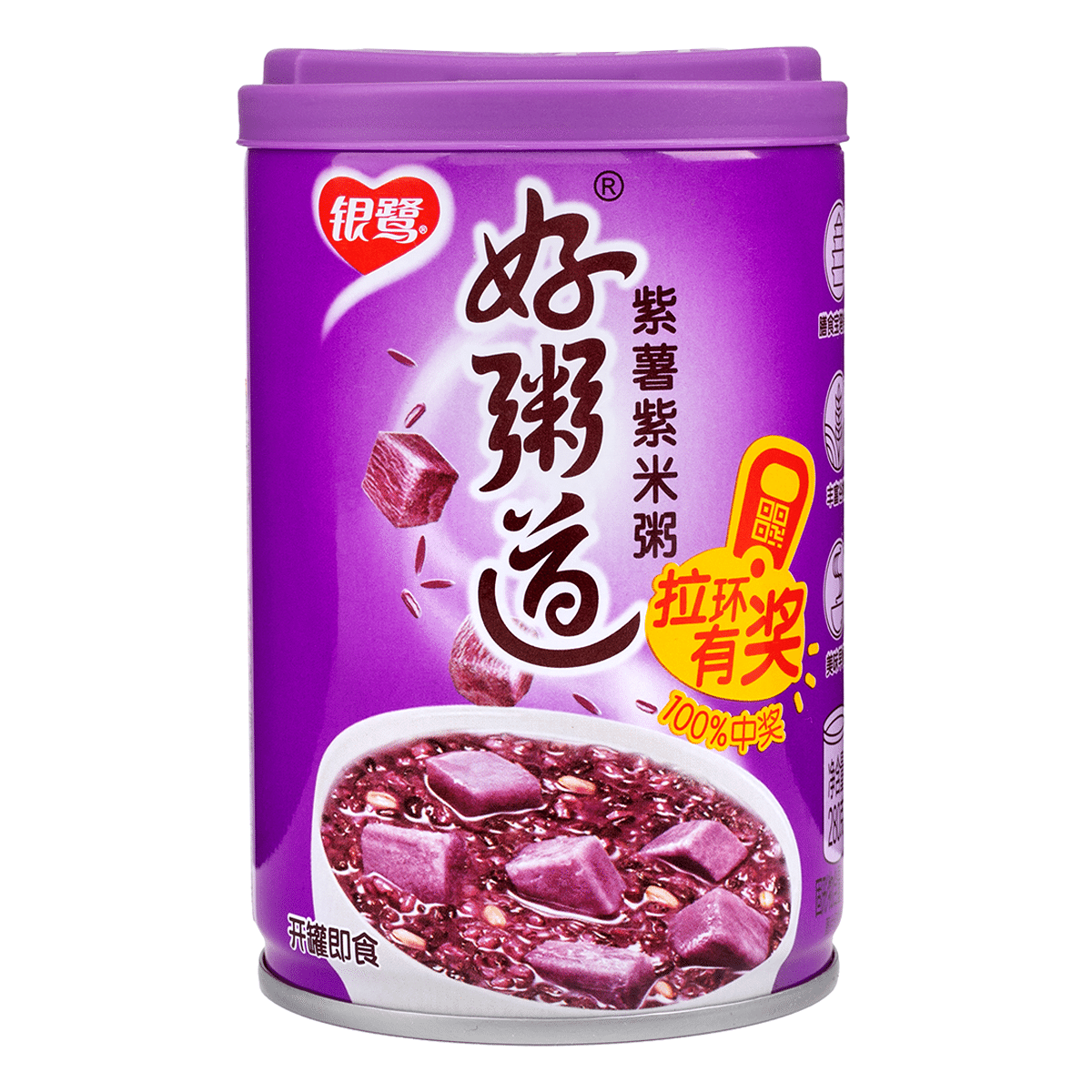 Yinlu Arroz estilo congee, con camote morado 280 gramo(s)