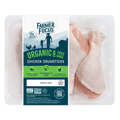 Organic & Free Range Chicken Drumsticks, Halal, Frozen 1.1-1.3 lb