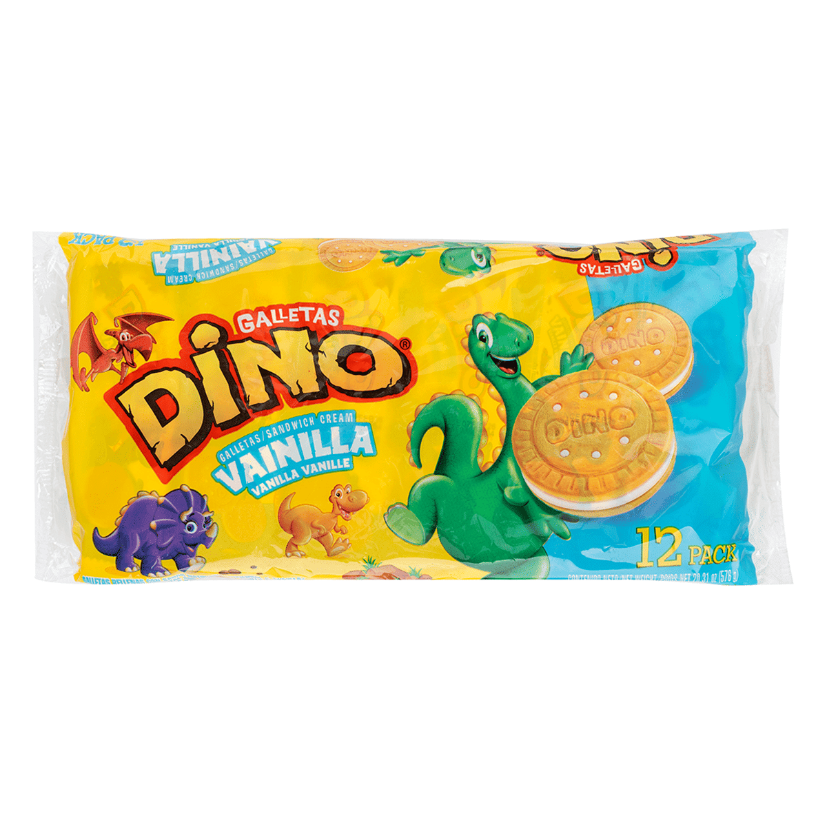 Galletas Dino de Vainilla 20.31 onza(s)