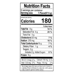 Otoki 6 Formaggi Pizza, Frozen 405 g