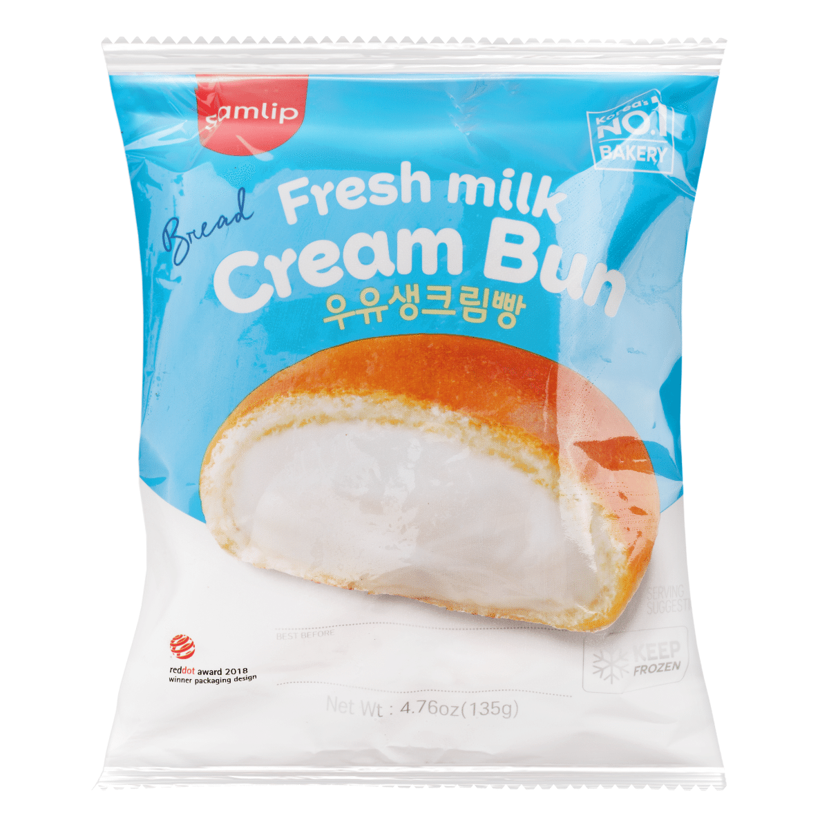 SAMLIP Milk Fresh Cream Bread 135 g