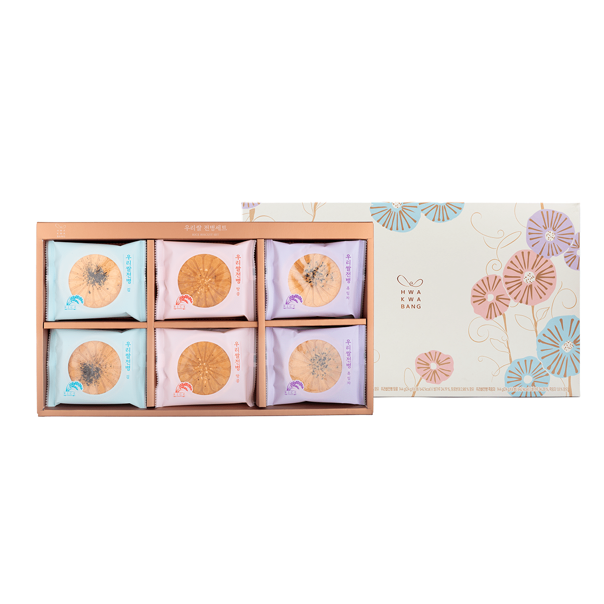 HWAKWABANG Rice Biscuit Gift Set 18ea 432 g