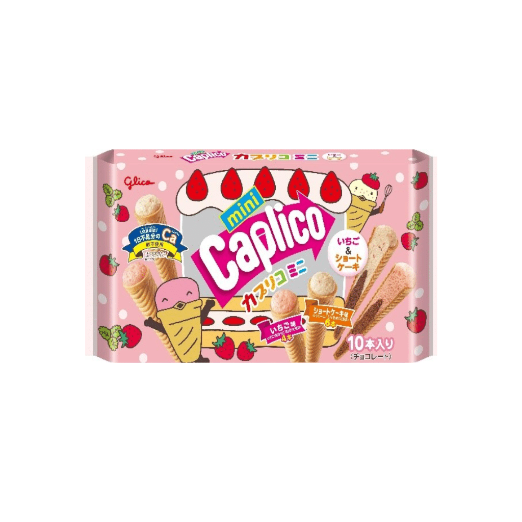 Mini Conos Glico Caplico Fresa, Pastel de Fresa 3.14 onza(s)