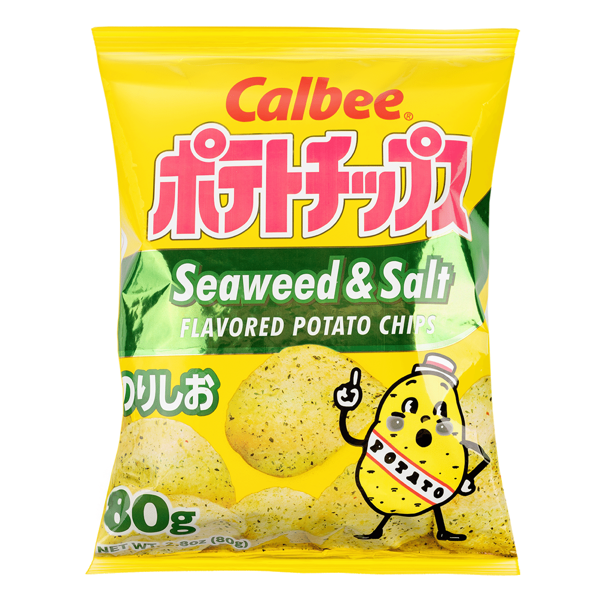 カルビー ポテトチップス 海苔塩味 80 グラム