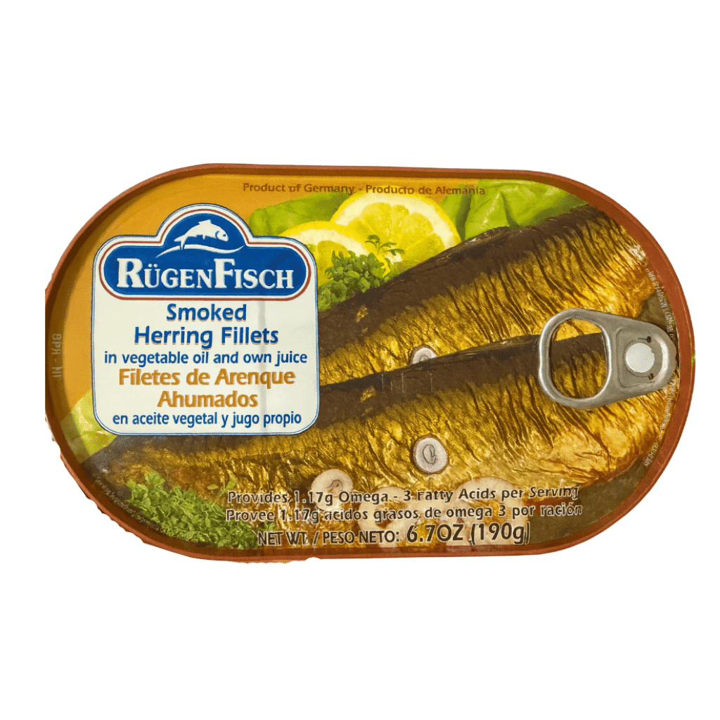 Rügen Fisch Filetes de Arenque Ahumados 6.7 onza(s)