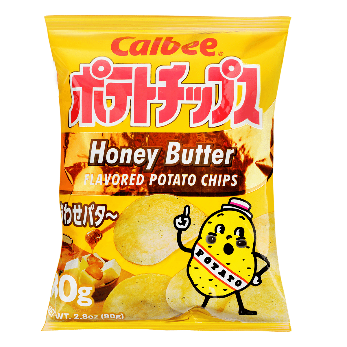 CALBEE 포테이토칩 허니버터맛 80 그램*12 팩