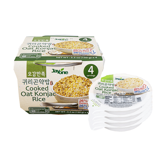 weee_instant_JAYONE Cooked Oat Konjac Rice 5.3 oz*4 boxes