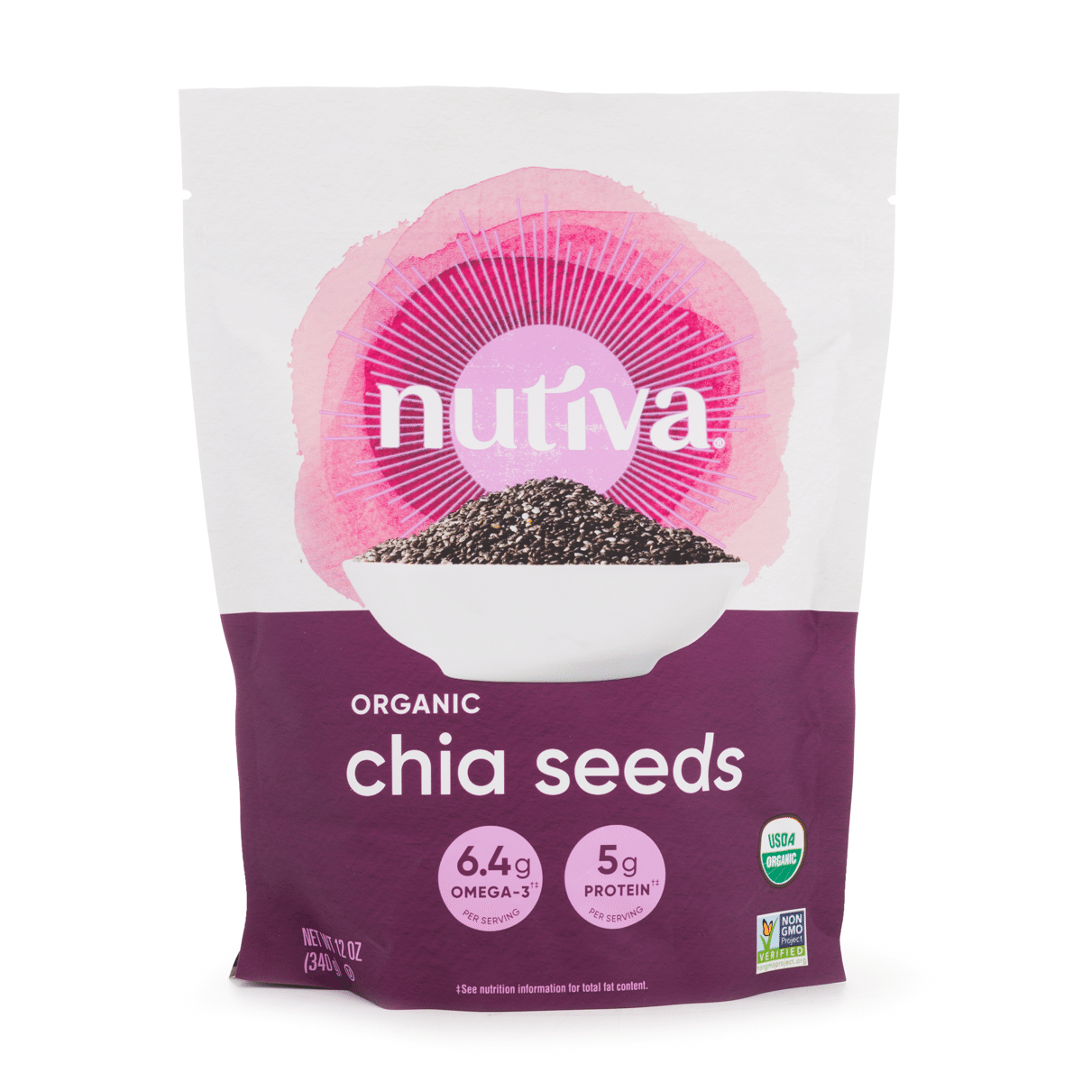 Nutiva Organic Chia Seed 12 oz