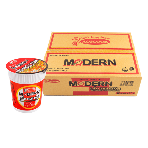 weee_instant_Mì Ly Lẩu Thái Acecook Modern, 12 Ly 67 g