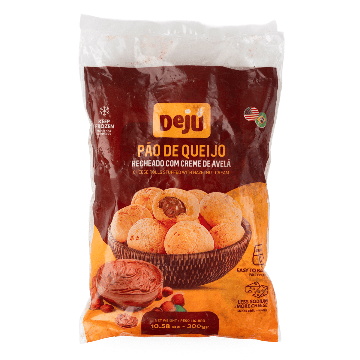 Pan de queso Deju relleno de crema de avellanas 300 gramo(s)