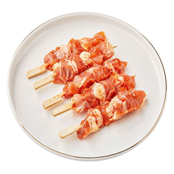 Marinated  Chicken Knee Bone and Thigh Skewers 5 pc 0.5 파운드